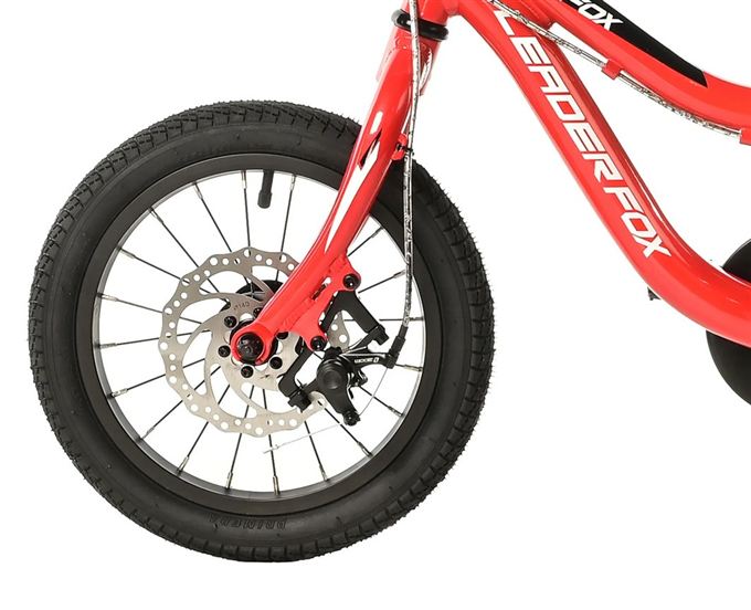 FOX UNI 14"-1, RED  (CHAIN, DISC BRAKE)