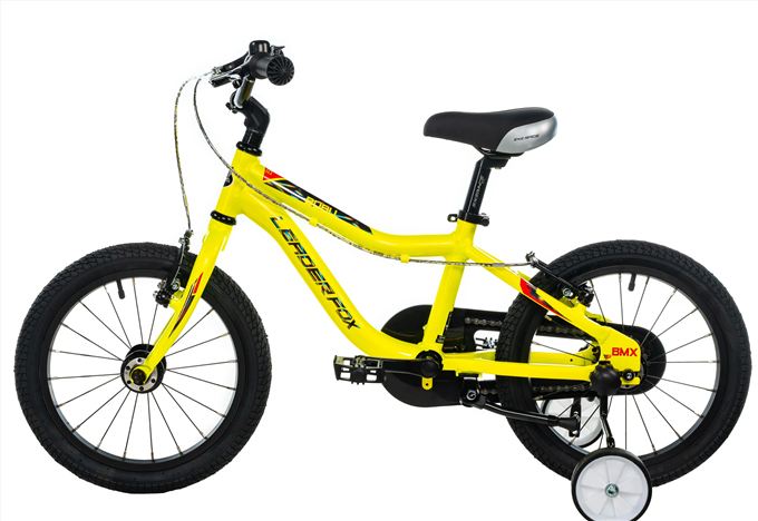 BUBU BOY 16"-3, YELLOW (V-BRAKE/CHAIN)