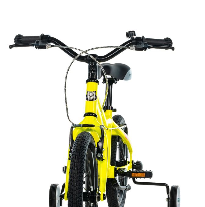 BUBU BOY 16"-3, YELLOW (V-BRAKE/CHAIN)