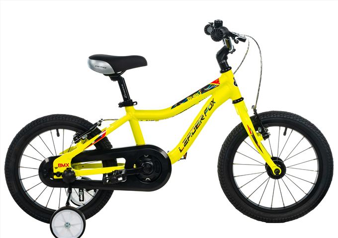 BUBU BOY 16"-3, YELLOW (V-BRAKE/CHAIN)