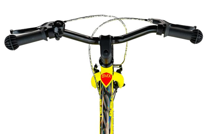 BUBU BOY 16"-3, YELLOW (V-BRAKE/CHAIN)