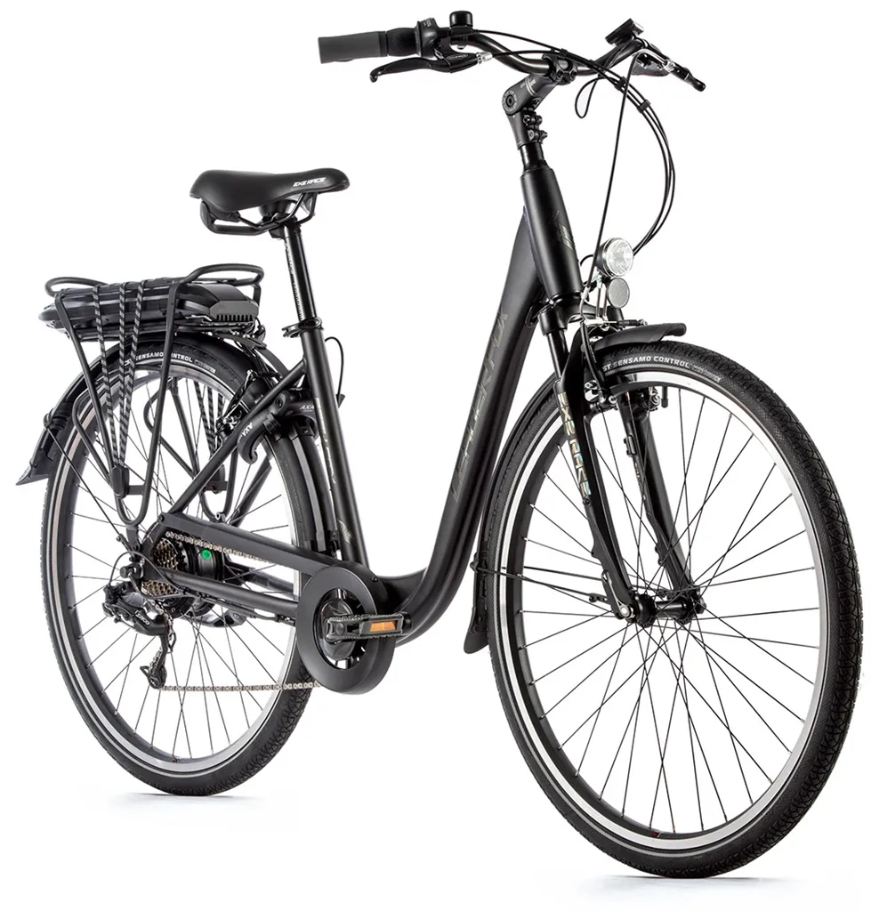 Elektrokolo Leader Fox PARK CITY 28", 2022-1 20" ČERNÁ MAT