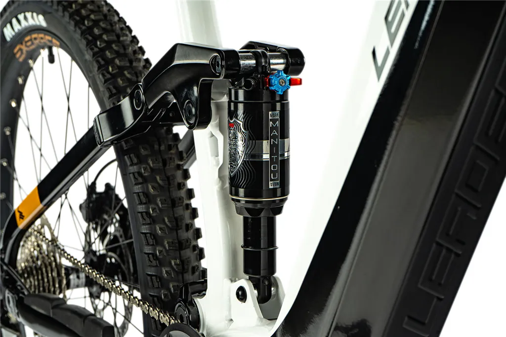 E-BIKE ARRAN FULL SUSP. 29", 19,5"-1, WHITE SHINY (PANASONIC) KOLA NA PRODEJ