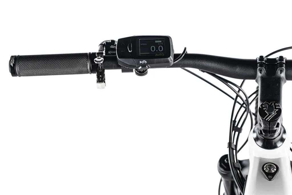 E-BIKE ARRAN FULL SUSP. 29", 19,5"-1, WHITE SHINY (PANASONIC) KOLA NA PRODEJ