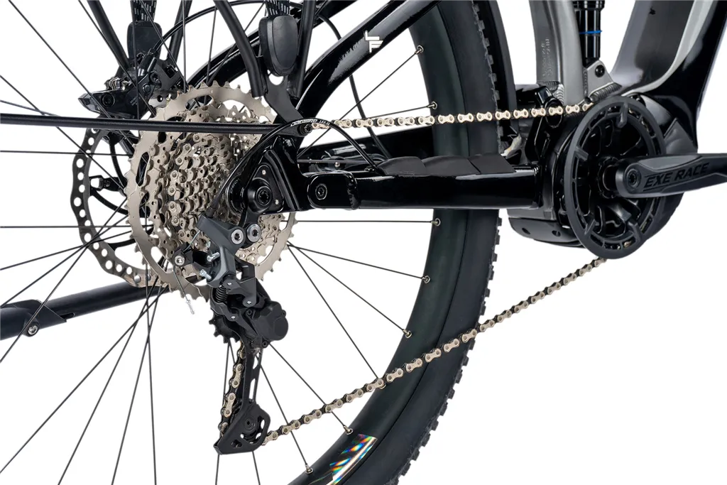 E-BIKE AXEN FULL SUSP. 29",MUDGUAD, 17,5"-1, GREY SHINY (PANASONIC) KOLA NA PRODEJ