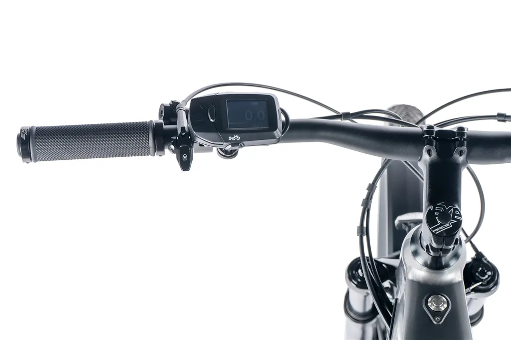E-BIKE AXEN FULL SUSP. 29",MUDGUAD, 17,5"-1, GREY SHINY (PANASONIC) KOLA NA PRODEJ