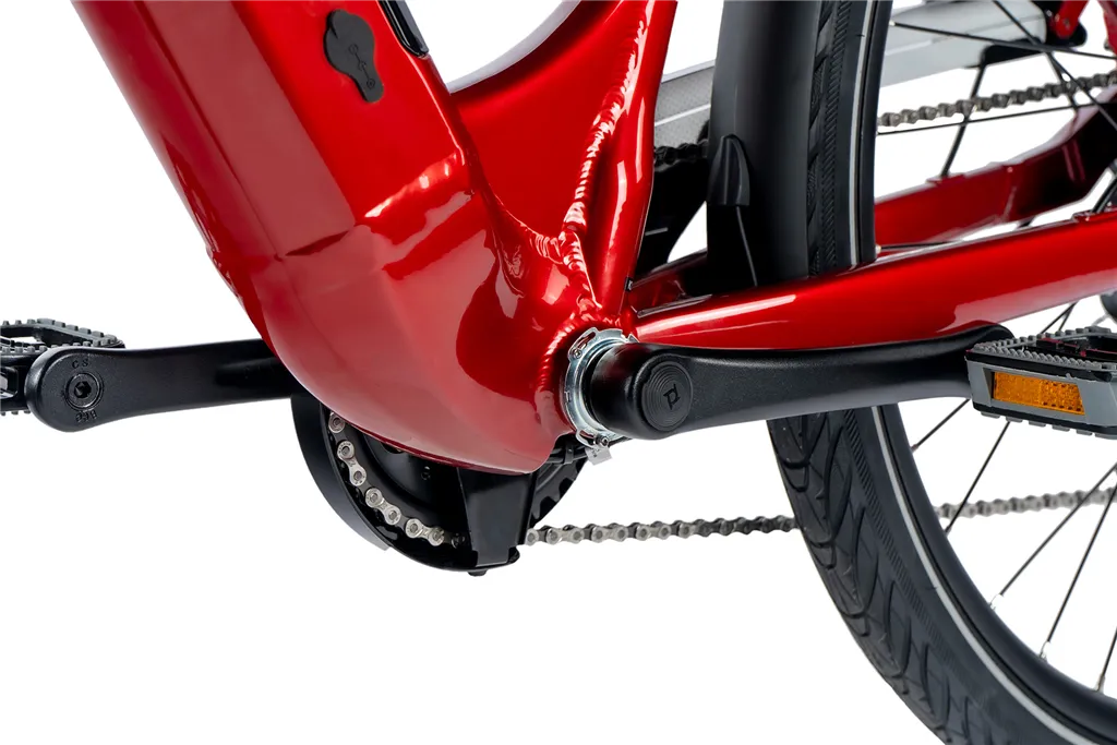 E-BIKE 28" NARA 18"-1, DARK RED SHINY (REAR MOTOR) KOLA NA PRODEJ