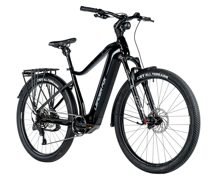 E-BIKE 28" BEND GENT CROSS 19"-1, BLACK SHINY (M510)