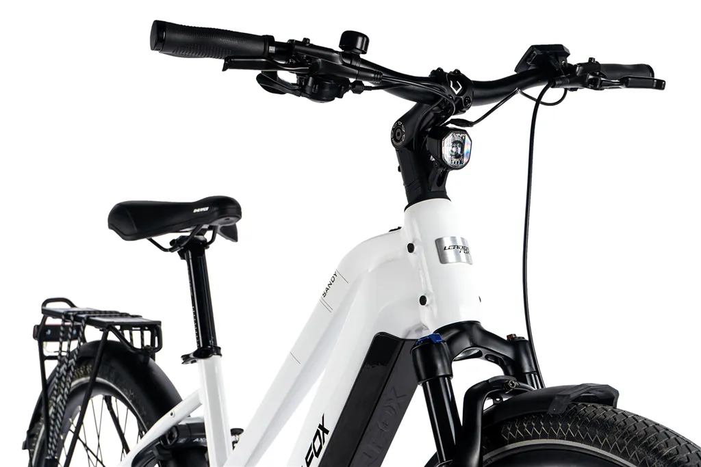 E-BIKE 28" SANDY LADY 16,5"-1,WHITE SHINY (REAR MOTOR) KOLA NA PRODEJ