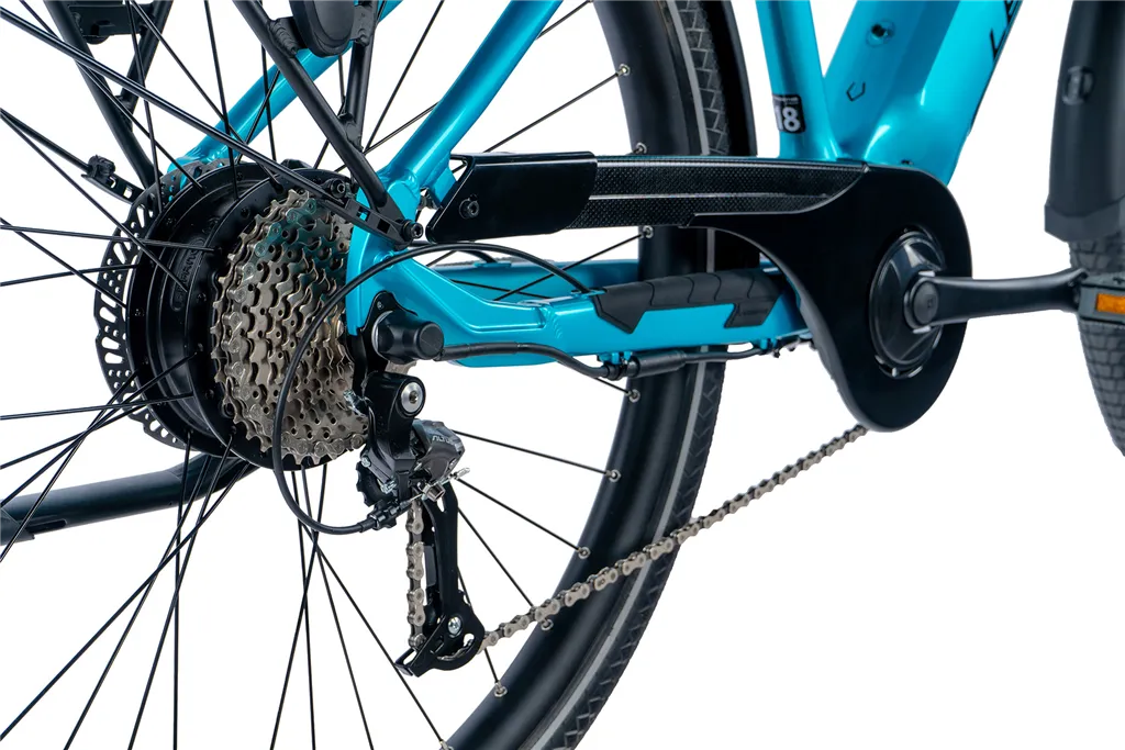 E-BIKE 28" SANDY LADY 16,5"-2, BLUE LIGHT (REAR MOTOR) KOLA NA PRODEJ