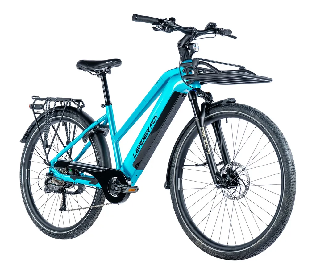 E-BIKE 28" SANDY LADY 18"-2, BLUE LIGHT (REAR MOTOR) KOLA NA PRODEJ
