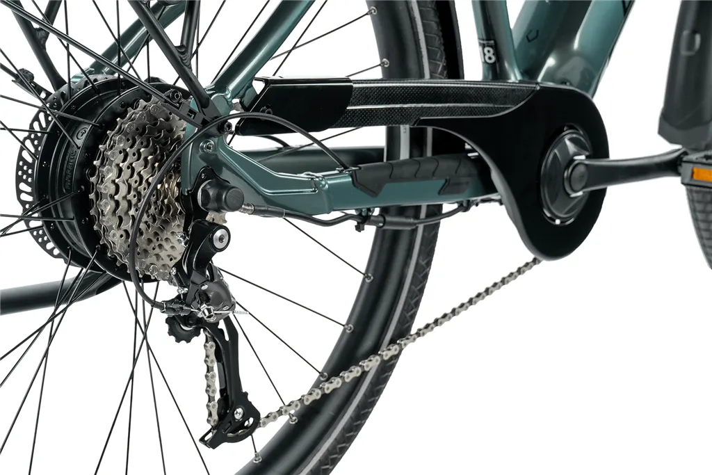 E-BIKE 28" SANDY LADY 18"-3, GREEN BOTTLE (REAR MOTOR) KOLA NA PRODEJ