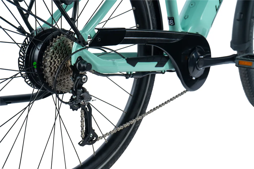 E-BIKE 28" SANDY LADY 16,5"-4, GREEN LIGHT (REAR MOTOR) KOLA NA PRODEJ