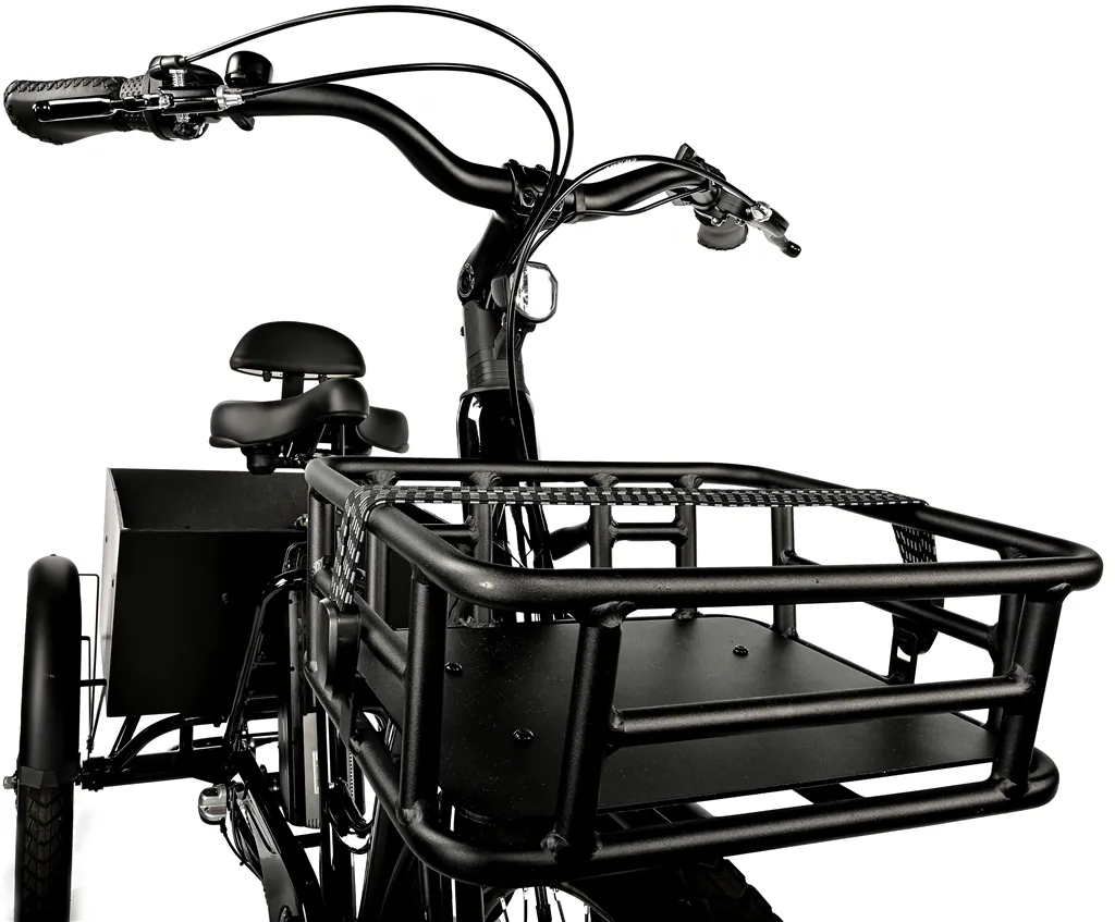 CARGO - TRICYCLE LOVELO, FRONT MOTOR, BLACK SHINY KOLA NA PRODEJ