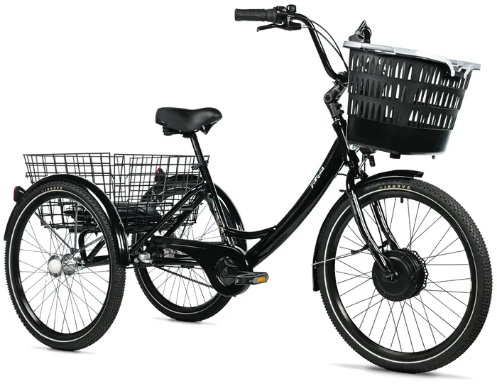 CARGO - TRICYCLE BORMIO, BLACK SHINY