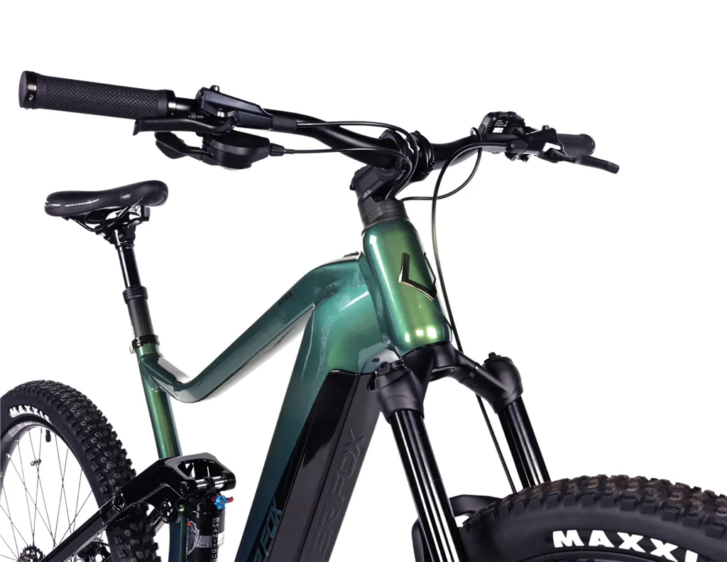 E-BIKE AYRA FULL.SUSP 29", 21,5"-1, GREEN BOTTLE (PANASONIC) KOLA NA PRODEJ