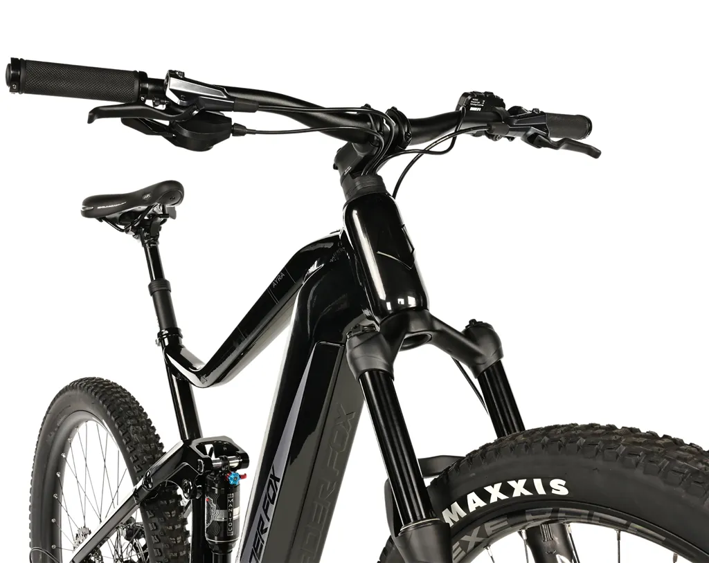E-BIKE AYRA FULL.SUSP 29", 17,5"-2, BLACK SHINY (PANASONIC) KOLA NA PRODEJ