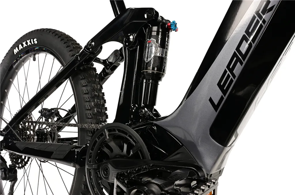 E-BIKE AYRA FULL.SUSP 29", 21,5"-2, BLACK SHINY (PANASONIC) KOLA NA PRODEJ