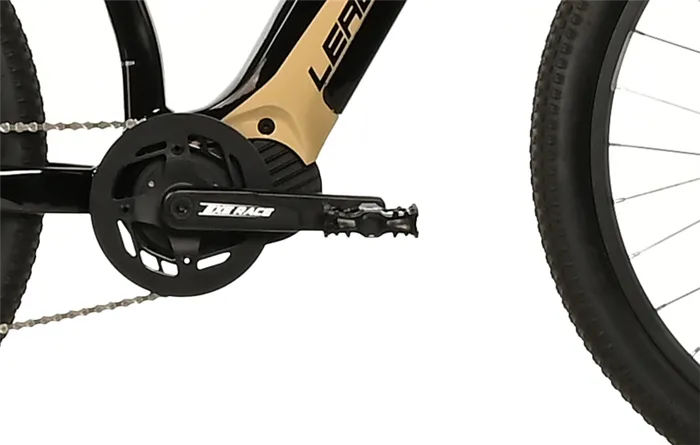 E-BIKE SWAN GENT 27,5", 19,5"-1, BLACK SHINY - beige sticker (MODEST)
