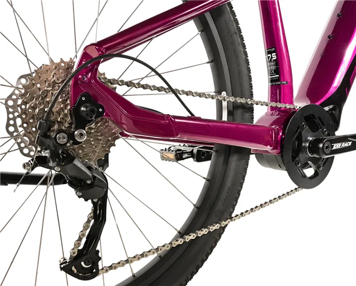 E-BIKE SWAN GENT 27,5", 17,5"-3, VIOLET SHINY (MODEST)