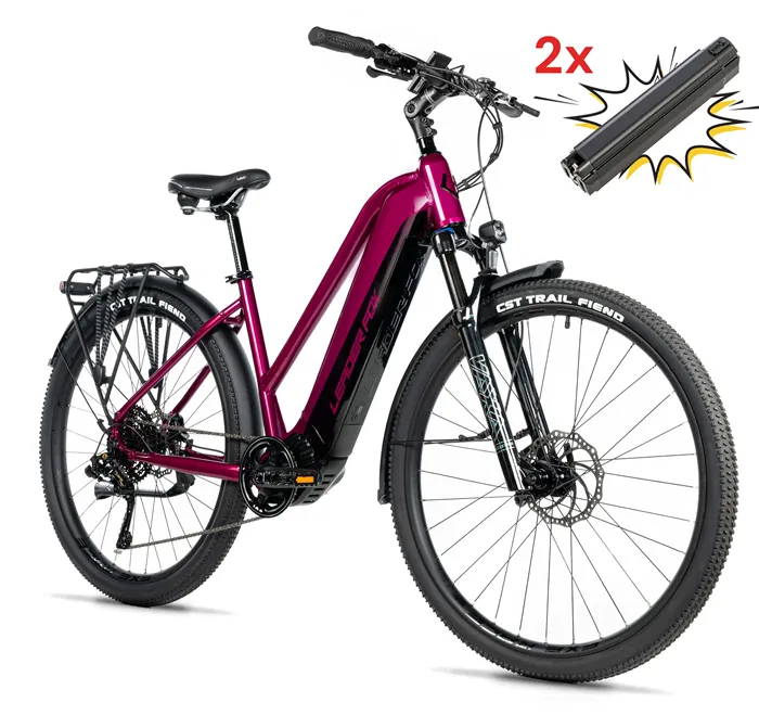 E-BIKE 28" BARNET LADY 18"-3, VIOLET SHINY (M510)