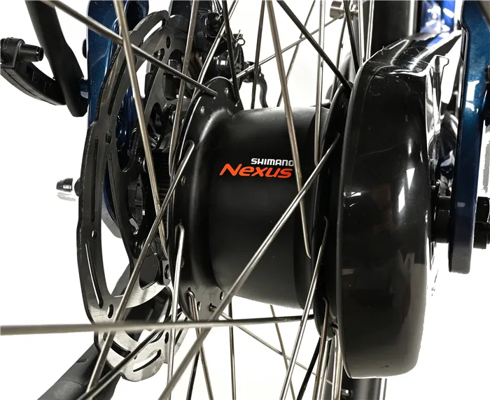 E-BIKE 28" NEBA CITY 18"-1, DARK BLUE SHINY (M420,NEXUS)