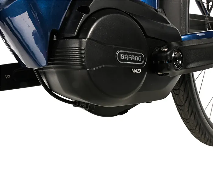 E-BIKE 28" NEBA CITY 20"-1, DARK BLUE SHINY (M420,NEXUS)