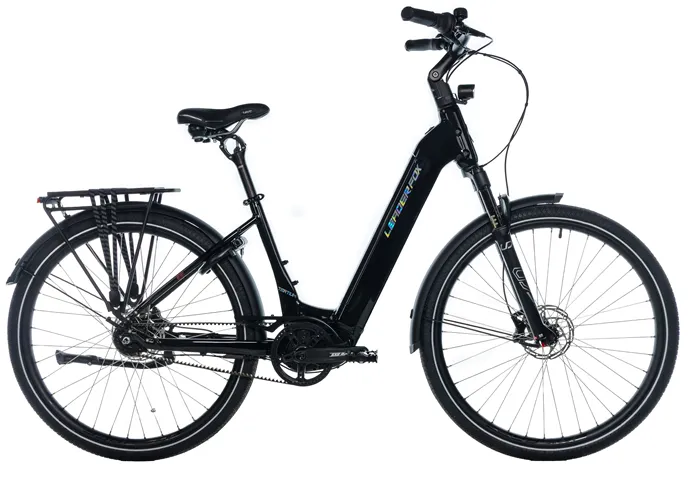 E-BIKE 28" TERTIUM CITY 16,5"-1, BLACK SHINY (M420/NEXUS 8, BELT)