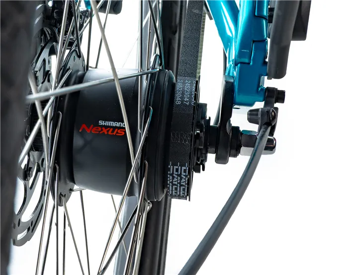 E-BIKE 28" TERTIUM CITY 18"-2, BLUE LIGHT (M420/NEXUS 8, BELT)