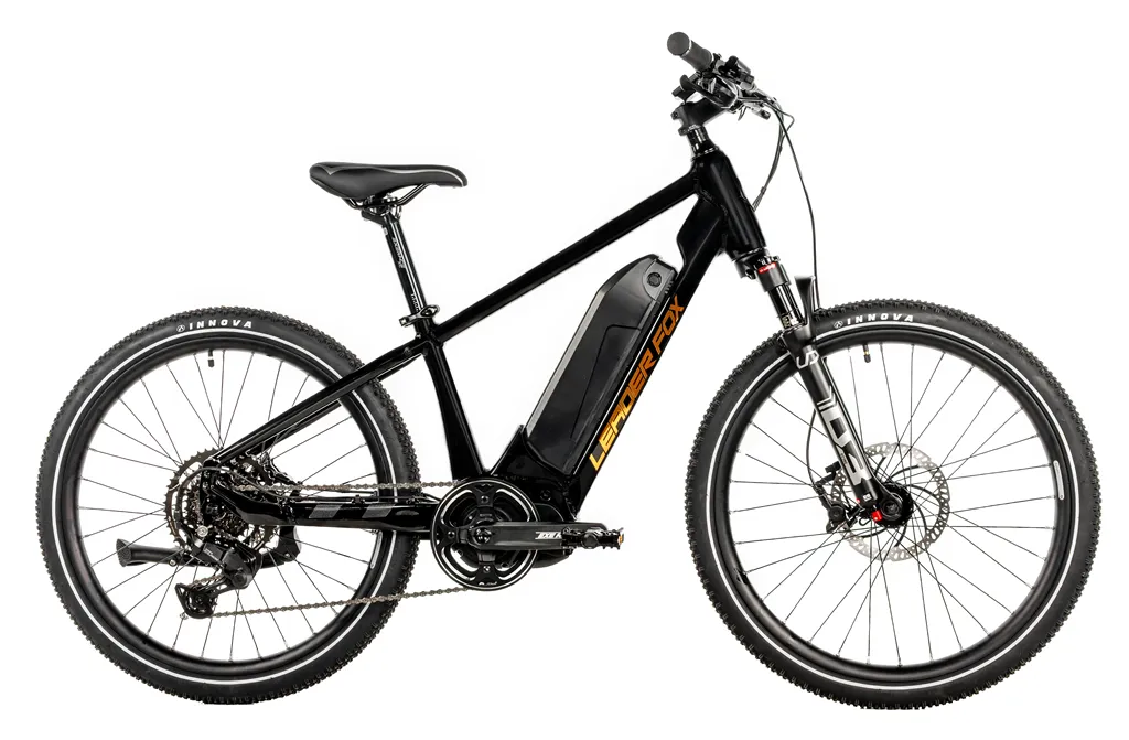 E-BIKE MTB 24" WEENY, BLACK SHINY-2 (M420)
