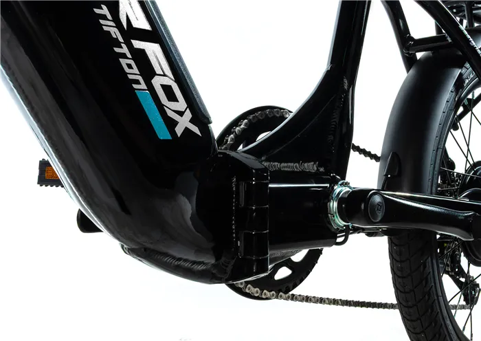 Leader Fox TIFTON 20" - skládací elektrokolo - black shiny