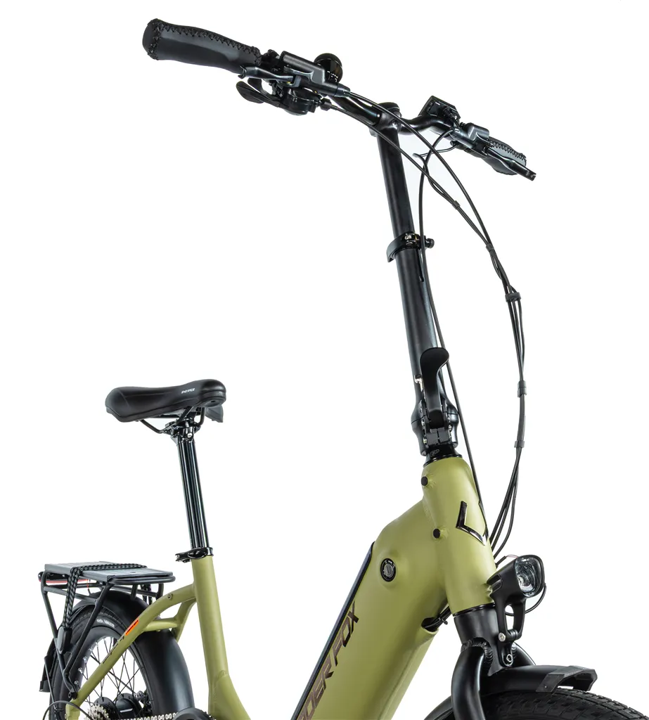 E-BIKE 20" TIFTON-2, FOLDING BIKE, ARMY GREEN (REAR MOTOR) KOLA NA PRODEJ