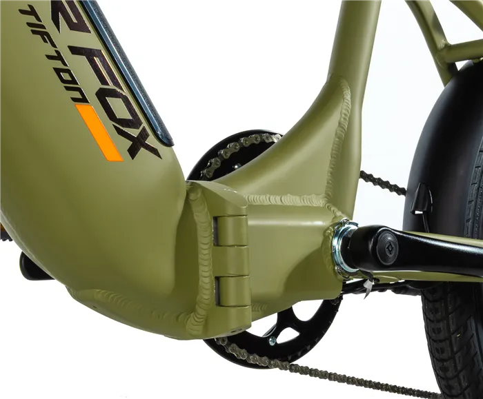 Leader Fox TIFTON 20" - skládací elektrokolo - army green