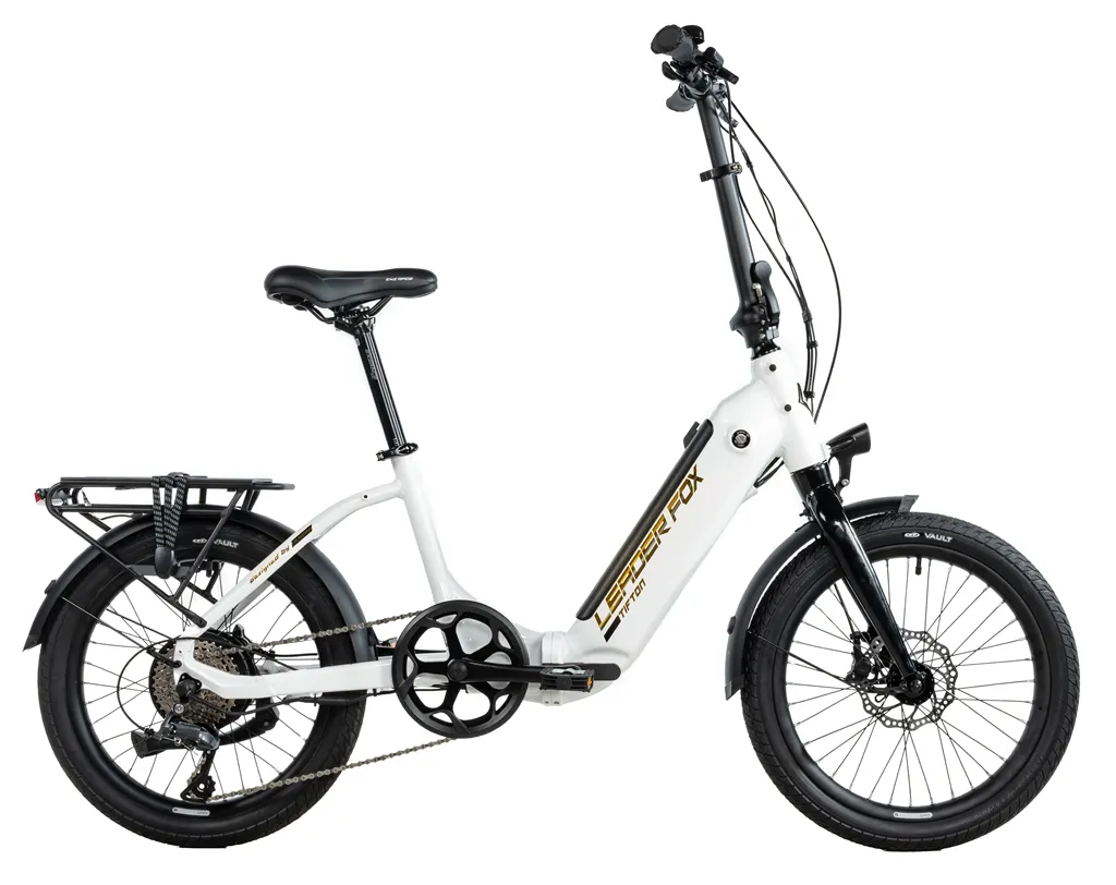 E-BIKE 20" TIFTON-3, FOLDING BIKE, WHITE SHINY (REAR MOTOR) KOLA NA PRODEJ