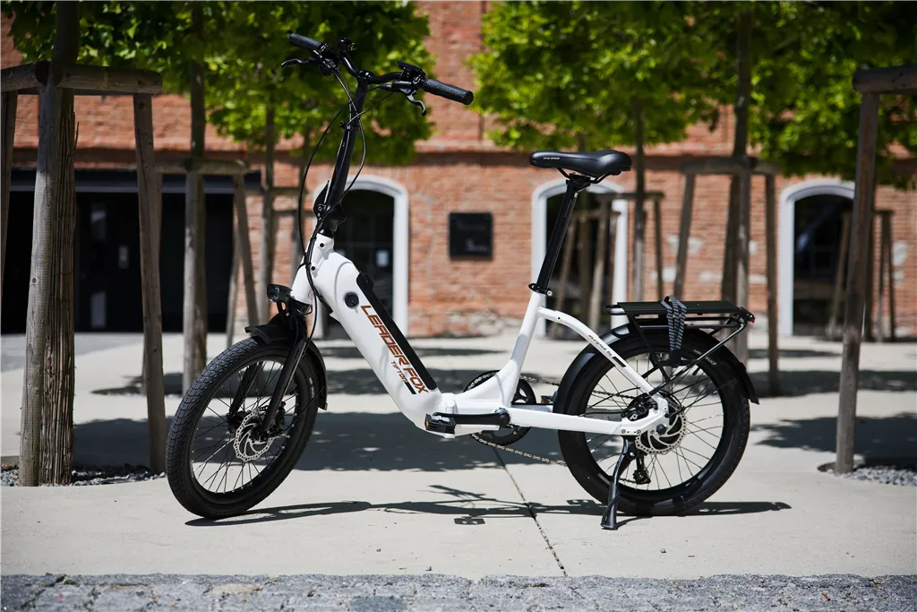 E-BIKE 20" TIFTON-3, FOLDING BIKE, WHITE SHINY (REAR MOTOR) KOLA NA PRODEJ