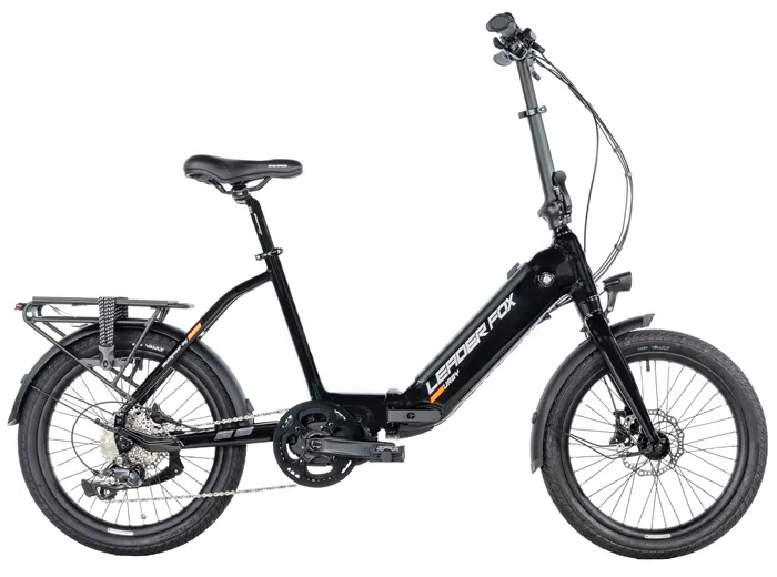 Skládací elektrokolo E-BIKE 20" URBY-1, BLACK SHINY (FR5/M420)