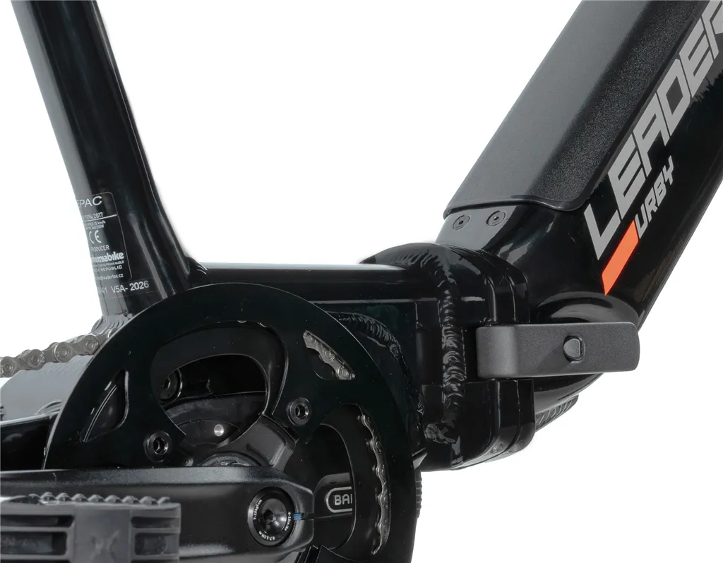 E-BIKE 20" URBY-1, BLACK SHINY (FR5/M420)