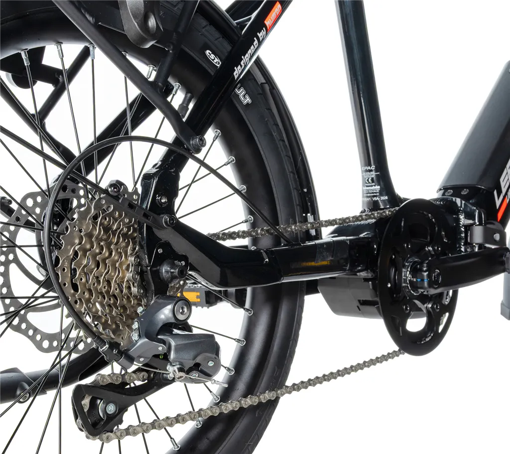 E-BIKE 20" URBY-1, BLACK SHINY (FR5/M420)