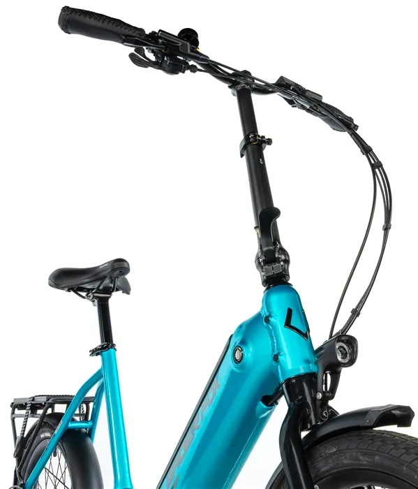 Skládací elektrokolo E-BIKE 20" URBY-2, BLUE LIGHT (FR5/M420)