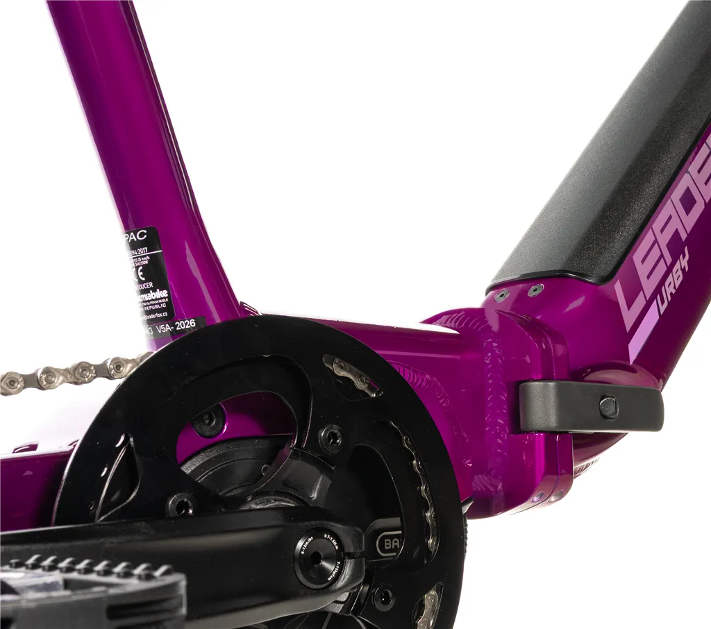 E-BIKE 20" URBY-3, VIOLET SHINY (FR5/M420)