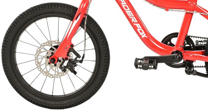KENO UNI 16"-1, RED (BELT, DISC BRAKE)
