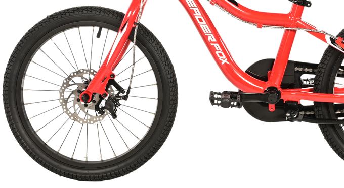 FOX UNI 18"-1, RED (CHAIN, DISC BRAKE)