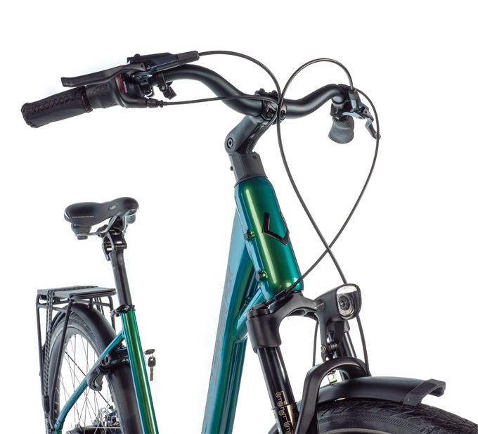 CITY BIKE ESCALANTE 28", GREEN BOTTLE 18"-2 (NEXUS 8SPEED, BELT)