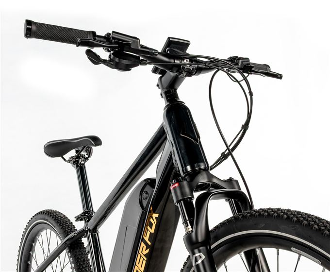 E-BIKE MTB 24" WEENY, BLACK SHINY-2 (M420)