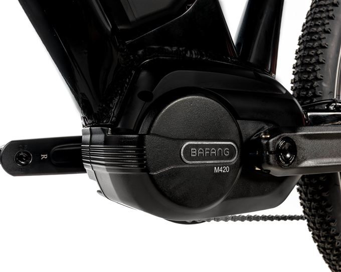 E-BIKE MTB 24" WEENY, BLACK SHINY-2 (M420)