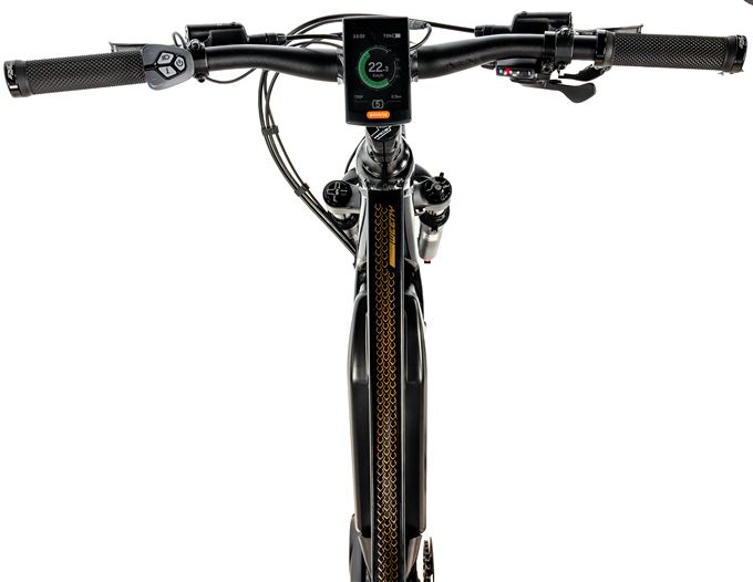 E-BIKE MTB 24" WEENY, BLACK SHINY-2 (M420)