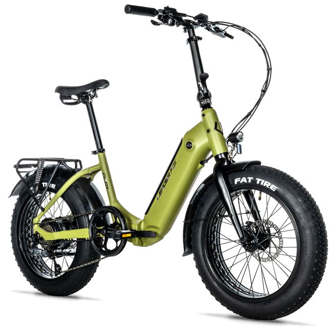 E-BIKE 20" CODY-1, FOLDING BIKE, ARMY GREEN (REAR MOTOR) KOLA NA PRODEJ