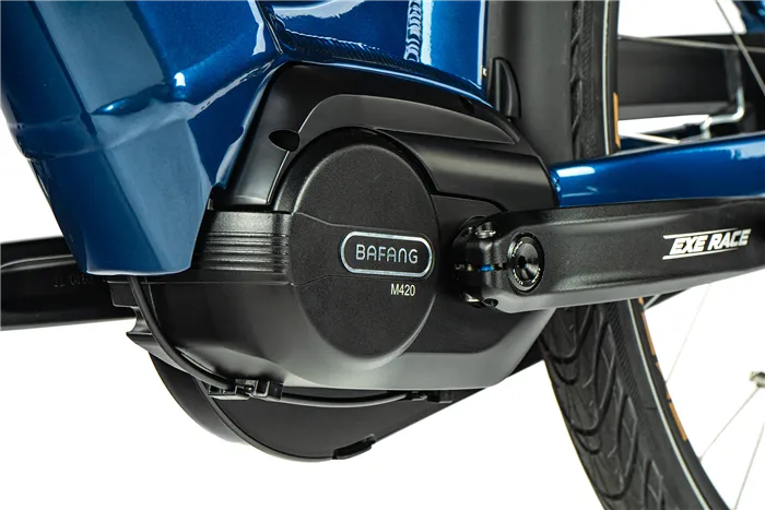 E-BIKE 28" NEBA CITY 16,5"-1, DARK BLUE SHINY (M420,NEXUS)