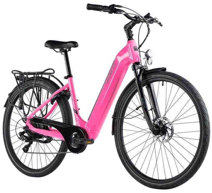 E-BIKE 28" INDUKTORA 18"-5, PINK SHINY (rear motor)