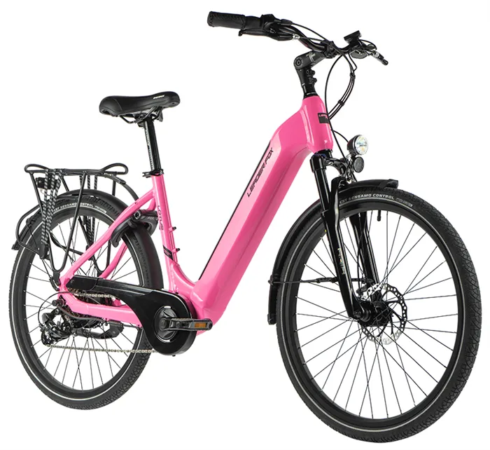 E-BIKE 26" LOTUS 18"-4, PINK SHINY (rear motor)